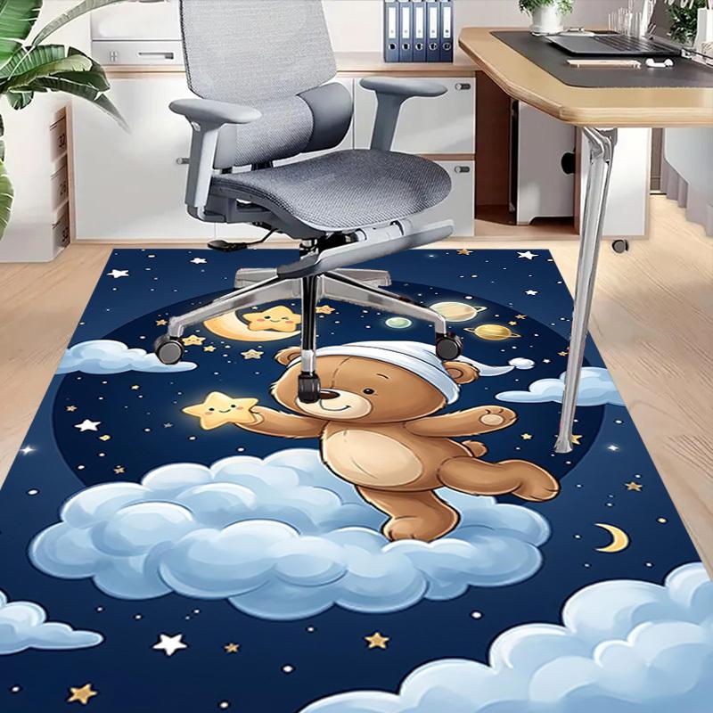 1PC Bear Cloud Non-Slip Floor carpet, Office, family, bedroom, Studio - Large Area Rug,Decorative Mat, Longlasting Material-C0474