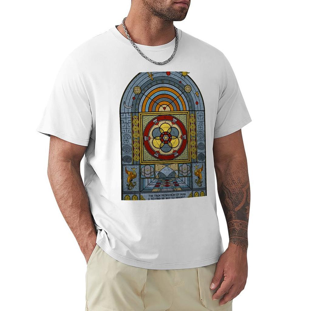 Sacred Geometry The Journey Within Tshirt Casual Loose Fit Short Sleeve Tshirt