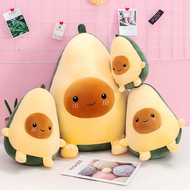 Avocado Fruit Plush Toy Cartoon Stuffed Dolls Bedroom Decoration Kids Gifts