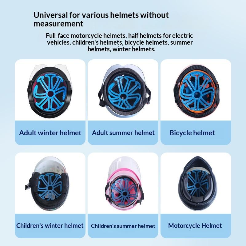 Riding Cushion Ergonomic Helmet Liner with Breathable Silicone Pad for Cycling Enthusiasts