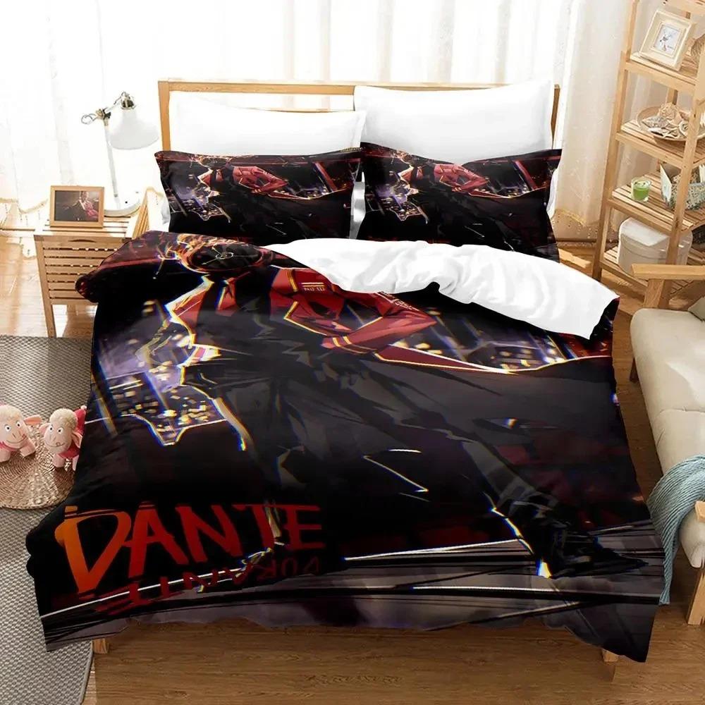 Comforter Anime Game Limbus Company Bedding Set Boys Girls Twin Queen Size Bed Kids Adult Home Textileextile