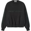 Fear of God Essentials Los Angeles Heavy Fleece Cropped Sweatshirt 'Vintage Black' Men's 192HO256893F