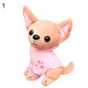 17cm Cute Mini Chihuahua Dog Plush Toy Soft Stuffed Animal Doll Birthday Gift