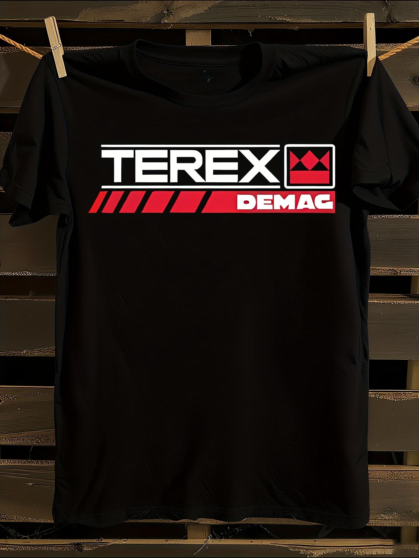 for Terex Demag Logo Heavy-Duty Workwear Tshirt XL