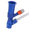 Small Pool Vacuum Portable Pond Vacuum Cleaner with 5 Section Aluminum Alloy Rod Nylon Fine Mesh Bag for Spa Hot Tub