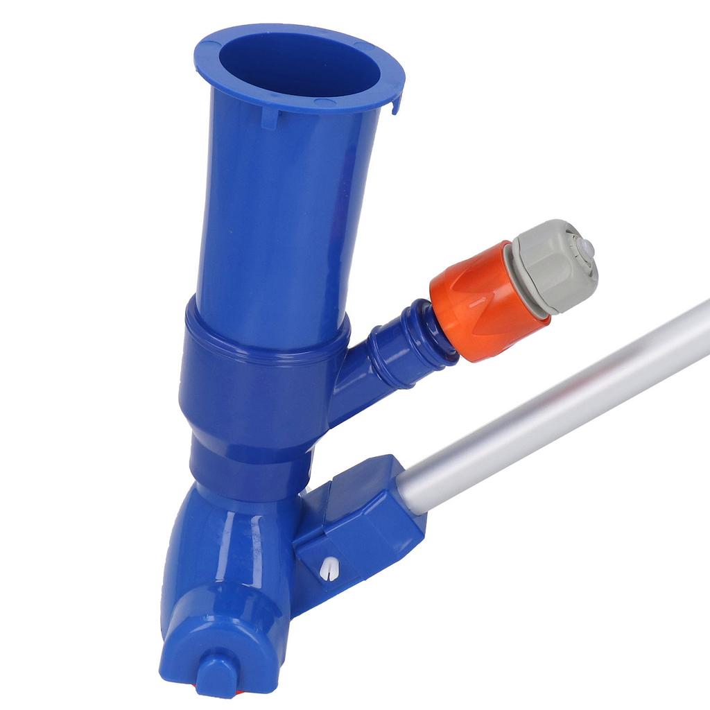Small Pool Vacuum Portable Pond Vacuum Cleaner with 5 Section Aluminum Alloy Rod Nylon Fine Mesh Bag for Spa Hot Tub
