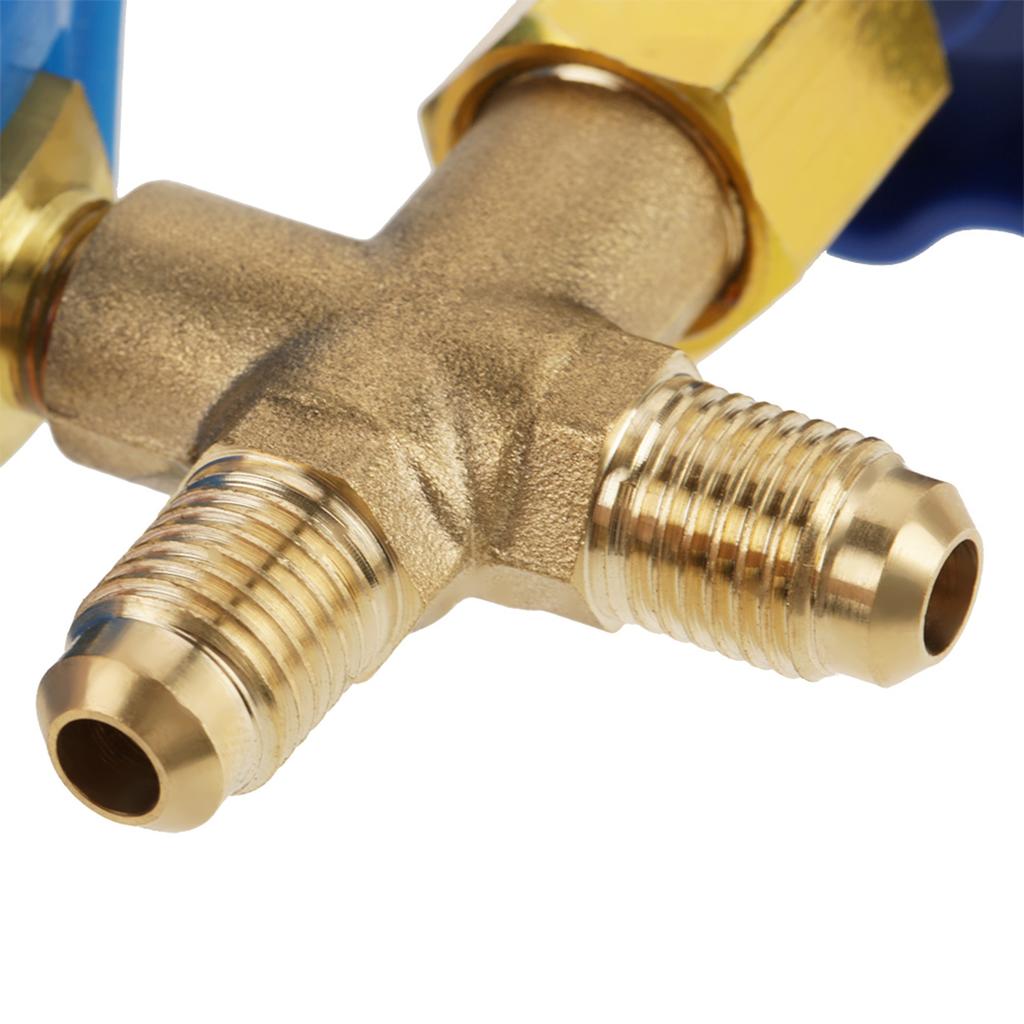 Air Conditioning Refrigerant Recharge Pressure Gauge Manometer Fit for R410A R22 R134A R404A