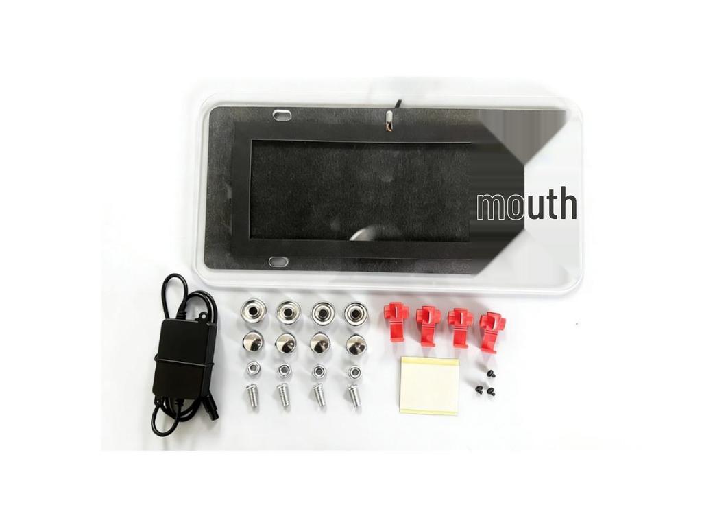 Colorful European Standard Middle East License Plate Frame - Acrylic Plastic