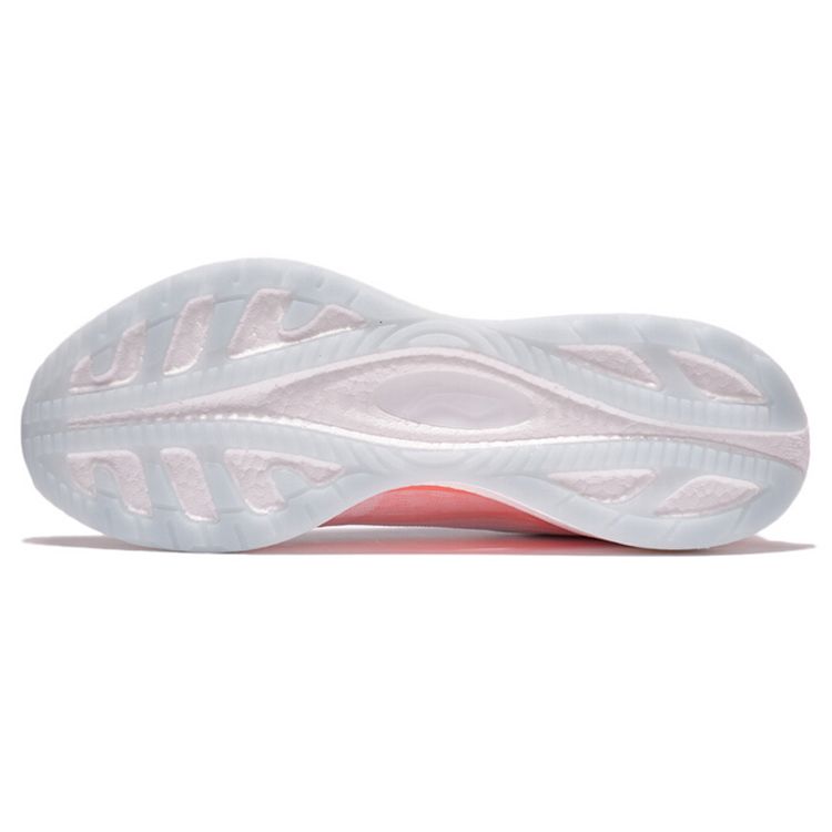 Li Ning Super Lightweight 19 Shock Absorption Non-Slip Wear-Resistant Low-Top Running Shoes Women Sneaker White Orange ARBS002-1