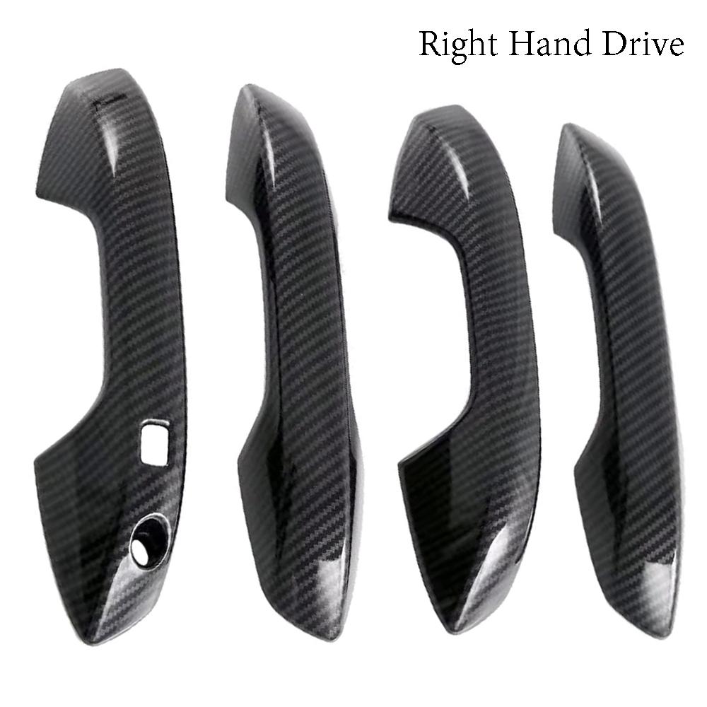4pcs For BYD ATTO 3 Yuan Plus 2024 2024 Car Accessories ABS Door Handle Cover With Smart Key Hole Catch Cap Trim Molding