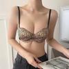 Traceless Smooth Underwear Women's Small Breasts Gather Together To Show a Large Semicircular Ball, Thin On the Top and Thick On the Bottom