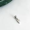 DIY Sliding Chain Alphabet Number Pendant Necklace Personalized Jewelry