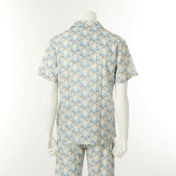 VenuS Men S Pajama Geometric Print Top vevS118m