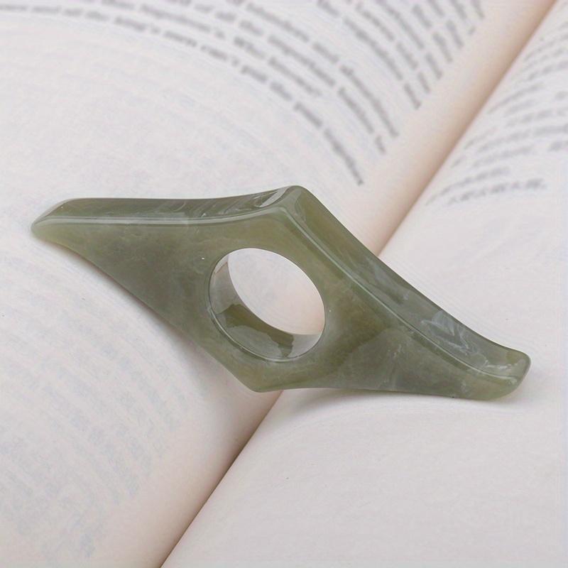 Creative Flexible Resin Book Stand Holder,Reading Aid Page Holder for Thick Books,Anti Eye Fatigue Hands-Free Book Clip,Bookmark