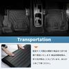 New Jimny Floor Design for MT 3D Floor Mats Made of TPE Easy 3D Custom Interior Protective Set Manual Transmission JB64W/JB74W Mats, Vehicle-Specific