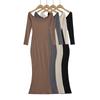 Women's One-Shoulder Off-the-Shoulder Fishtail Long Dress