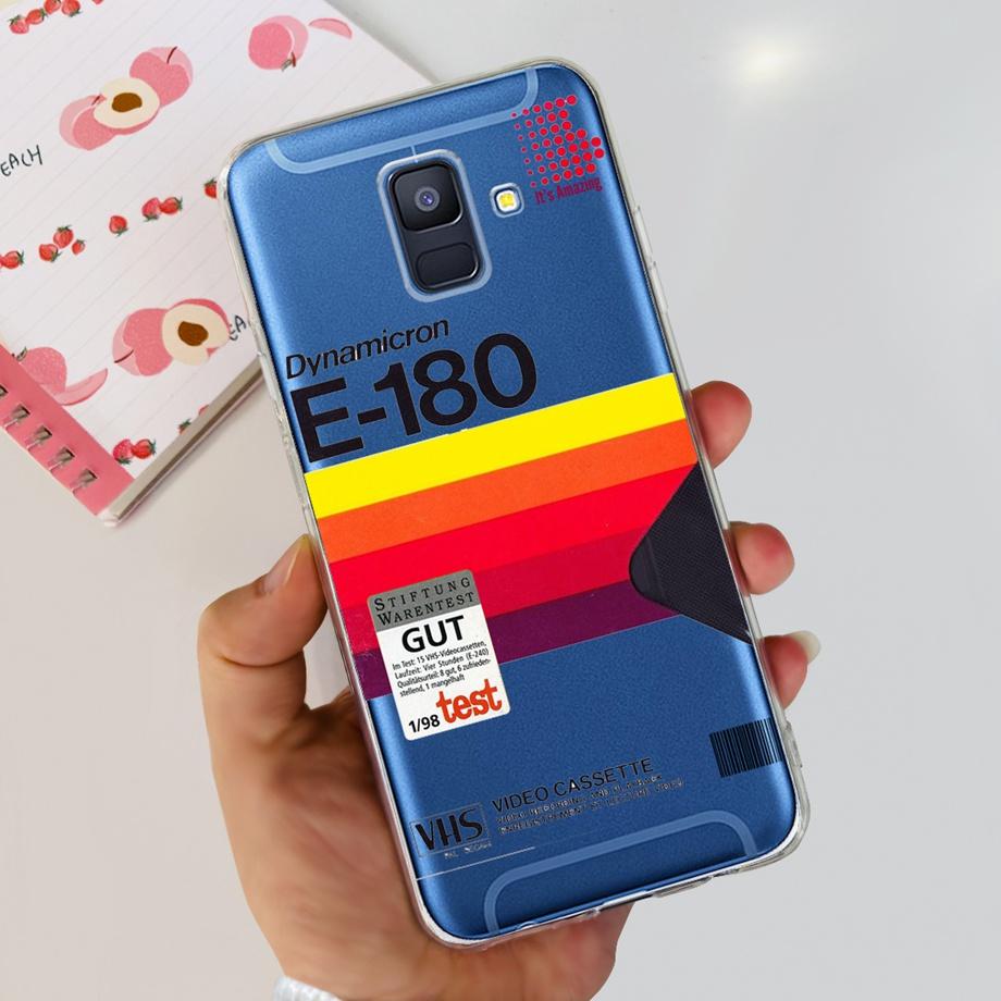 Coques For Samsung Galaxy A6 2018 phone back case SM-A600 A600F for samsung A6 plus 2018 A605 A605F A6+ Fundas protective Cover