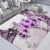 New Vintage Flower Pattern Carpet Home Decor Living Room Carpet Sofa Coffee Mat Washable Non-slip Bath Kitchen Bedroom Floor Mat