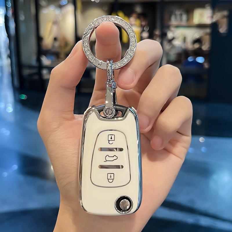 TPU Car Key Case Cover Fob For Hyundai Accent Elantra I20 I30 Ix20 Ix35 for Kia Sportage Rio 3 Soul Optima Ceed Pro K5 K2 Pride