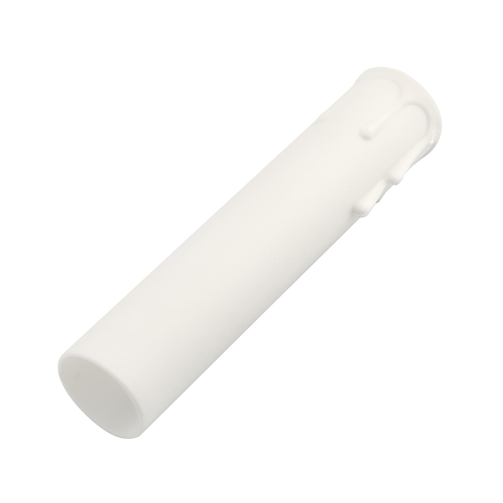 

Крышка патрона свечи E12 4-дюймовая основа канделябра пластиковые чехлы для свечей рукава для люстры белый