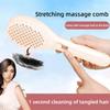 Self-Cleaning Hair Brush Anti-Static Massage Comb Retractable Massager Brushes Combs Tool Rotat D0X1