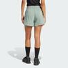 Adidas Aeroready Sport Minimalist Comfortable Soft Two-In-One Casual Shorts Women Shorts Silver Gray Green JN1364