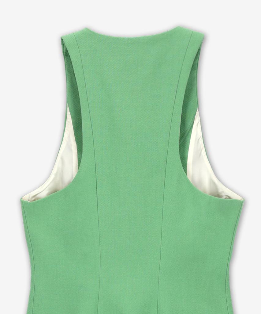 Gani Suiting Mini Dress - Green / F7594484