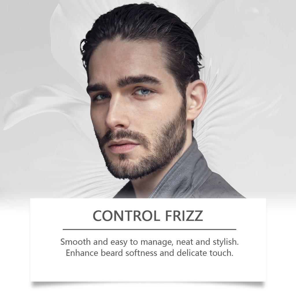 Bartpflegecreme für Männer, weich, formend, nährende Pflege, Bartpflege, feuchtigkeitsspendend, sanft, angenehm, feuchtigkeitsspendend, weich.