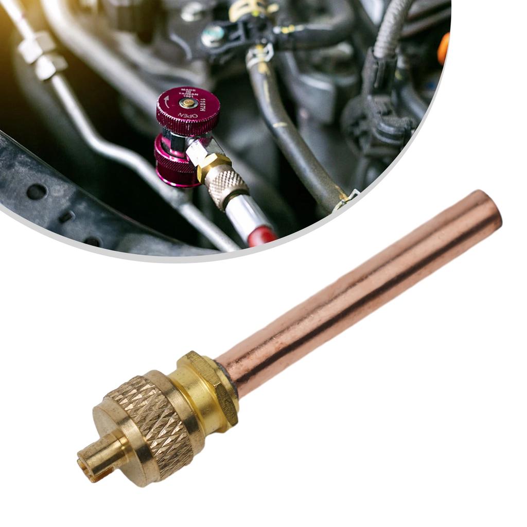 5 peças 60/115/125mm Acessórios para Refrigeração de Ar Condicionado Válvulas Tubo de Latão Casa DIY Peças de Reposição para Ar Condicionado