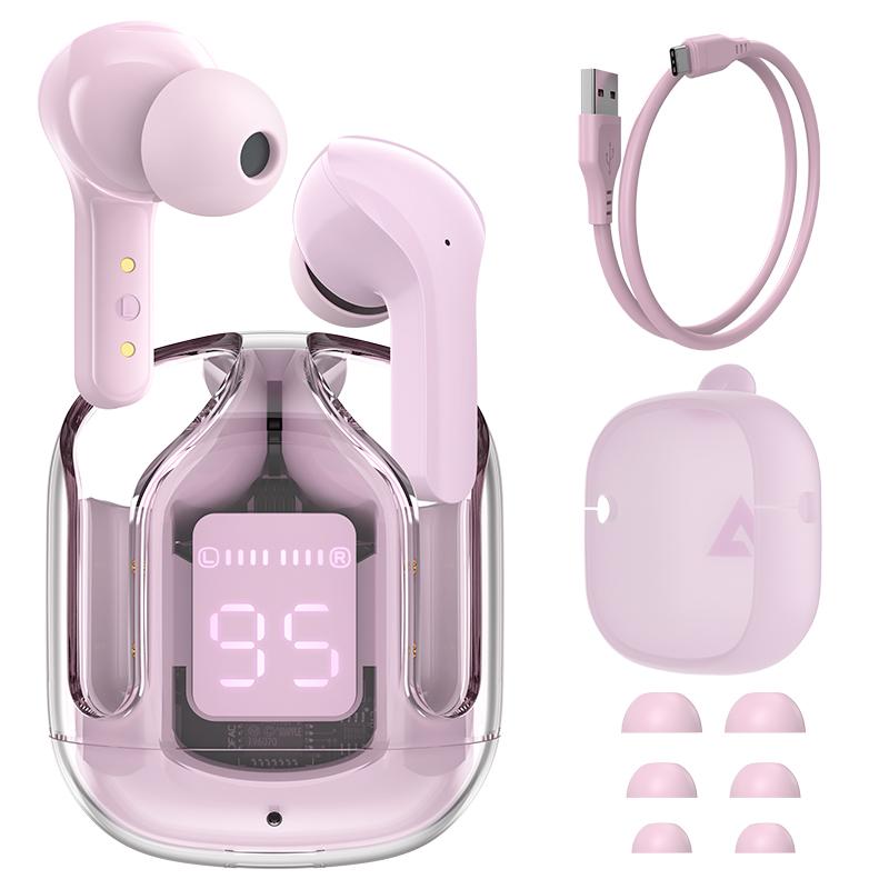 

Беспроводные наушники, Bluetooth-наушники, наушники с шумоподавлением, внутриканальные наушники с двойным стереомикрофоном, сенсорное управление, светодиодный цифровой дисплей