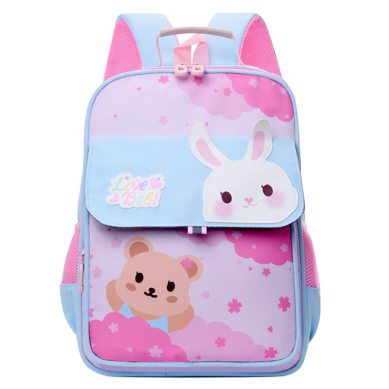 

School bag new cute cartoon hard shell bag cute foreign style small school bag casual versatile trend bag світло-синій колір