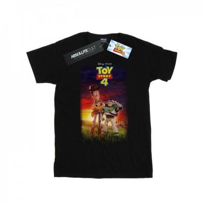 Dámské/Ladies Toy Story 4 Buzz and Woody Poster Bavlněné tričko Boyfriend