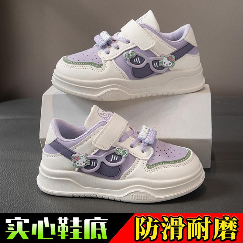Girls Board Shoes Low-top Children's Sports Shoes Autumn Casual Classmates Cute Soft-soled Running Shoes