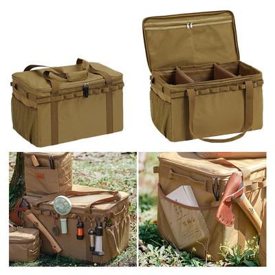 45L Outdoor Camping Picnic Bag  Portable Tent Stakes Storage Bag Handbag Stuff Sack Oxford Fabric Holder Waterproof Tote Fishing Garden BBQ Cooking