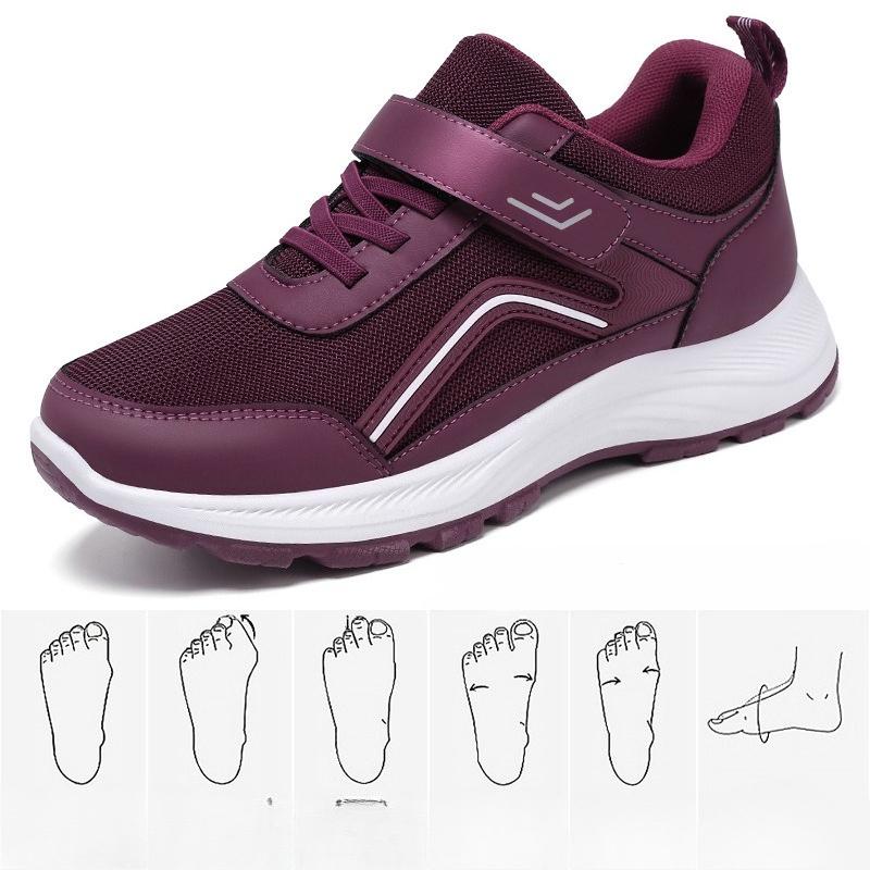 Walking Shoes, Women's Velcro, Mom Shoes, Breathable Sports Shoes, Senior Shoes