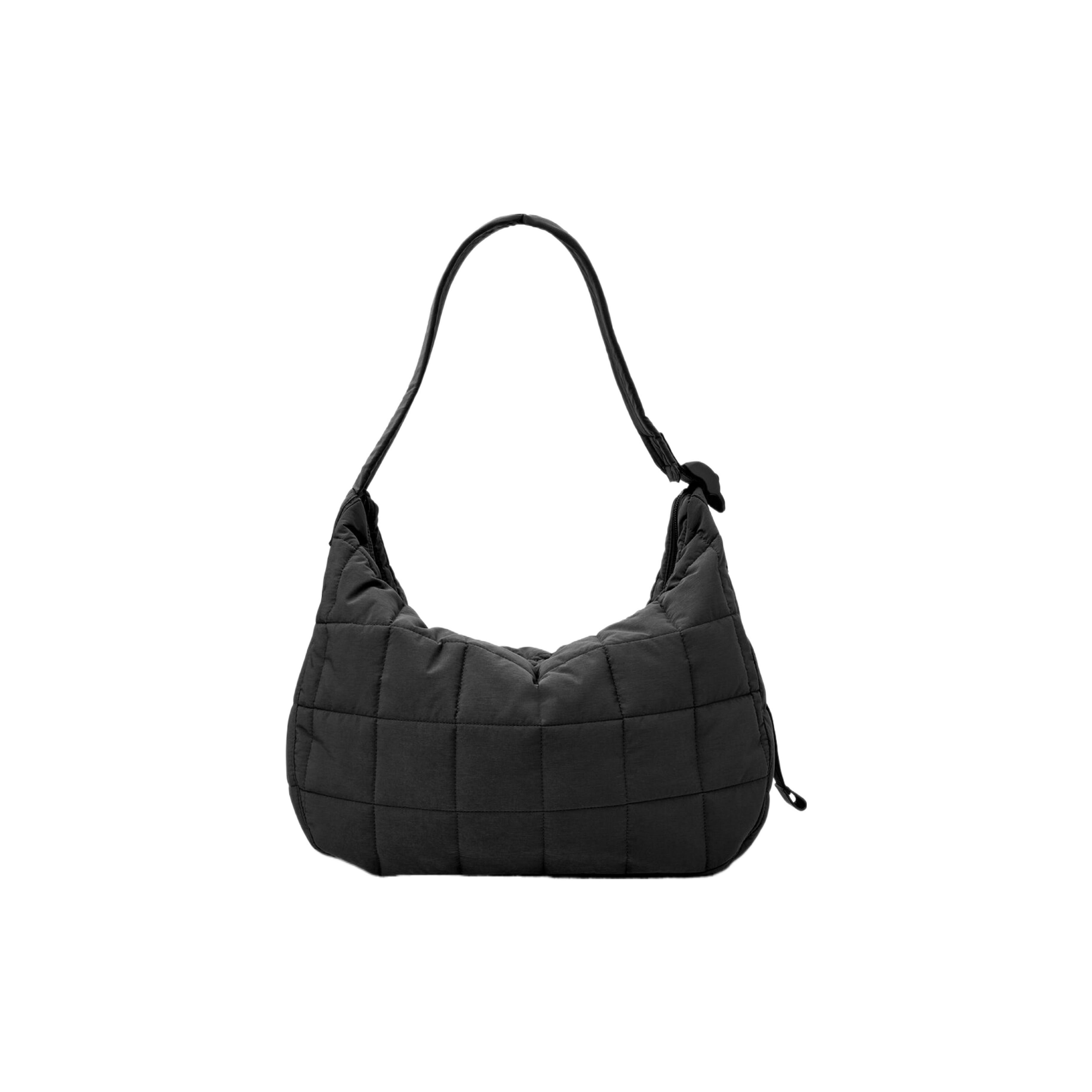 

New COS Polyamide Crescent Bag, Portable Crossbody Bag, Shoulder Bag Regular Unisex Black 1179496001 51.8*14.0*33.0CM