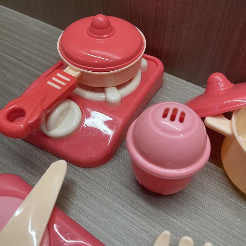 Non-Toxic 15Pcs Children Pretend Simulated Kitchen Toys Cookware Toys Fruit And Vegetable Children'S Toy Children Kitchen Food Set