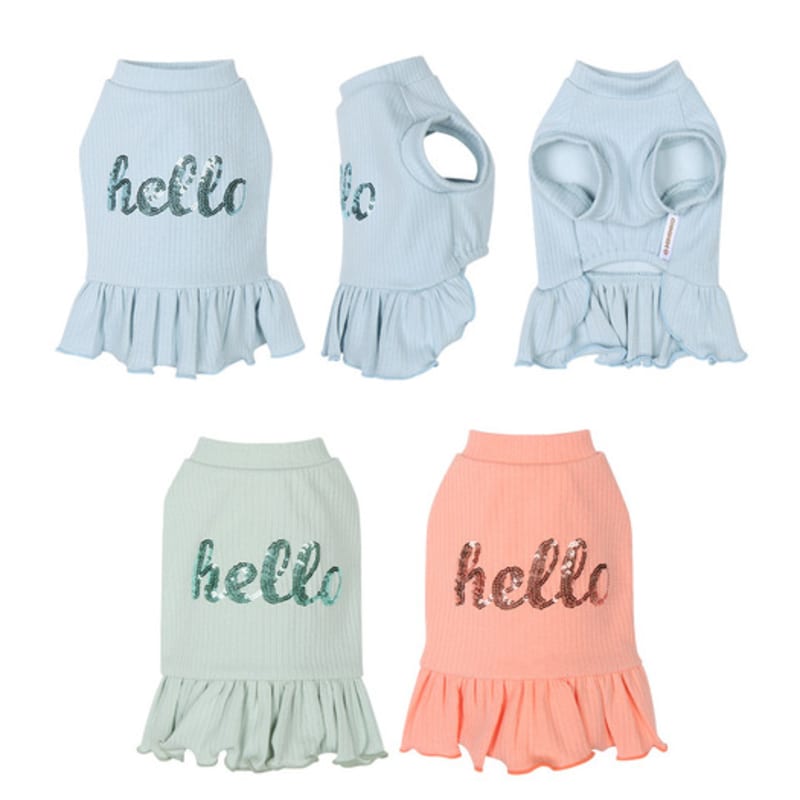 MIMINKO Sequined Frill T-Shirt [DW3MT1180]