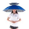 Double-Layer Sun/Rain Umbrella Hat for Adults, UV Protection, Fishing, & Tea Picking