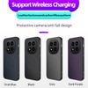 For Redmi 14C Note 14 Pro Plus 5G 4G Phone Case Magnetic Wireless Charging Lens Protection Silicone Leather Back Cover Cases