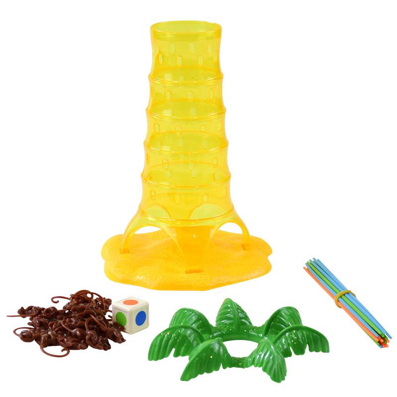 Multiplayer Tabletop Games Monkey Children Interesting Intelligence Toys Drop Down Parent-Child Interactive Board Game for Kids