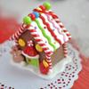 1Pc House Ornaments Holiday Christmas Tree Ornament Gingerbread Christmas Decor With Rope Gingerbread House Decor