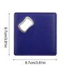 Square Coasters PU Leather Bottle Opener Multifunctional Cup Mat  Party