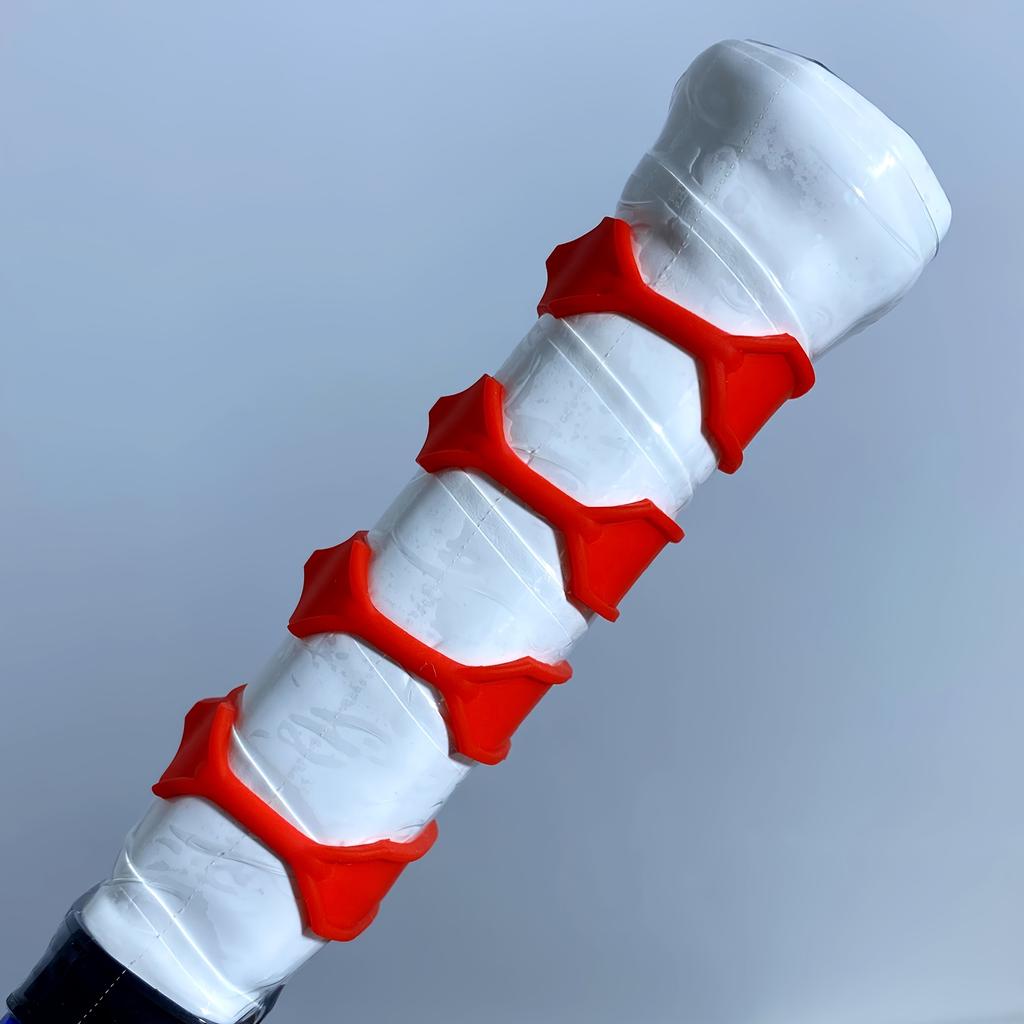 Beemon Padel racket custom handle grip silicone enhanced anti-slip comfort, anti-slip cover for badminton/tennis racket