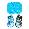 Christmas Silicone Molds Holographic Epoxy Resin Mold DIY Keychain Pendant Mold Handmade Jewelry Tool Easy to Clean