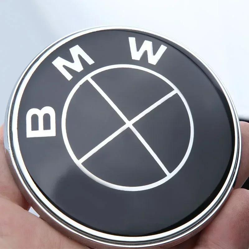 Schwarz Weiß Auto 50. Jubiläum Logo Felgen Dekoration Abdeckung Für BMW X1 X3 X5 1 3 5 7 Serie Z4 G20 G30 G05 G01 G11 E46 E90