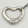 Used [External Chain] TIFFANY&Co. Open Heart Necklace Tiffany Pendant SV925