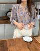 2025 Spring/Autumn Women's Floral Long-Sleeve Single-Breasted Casual Shirt