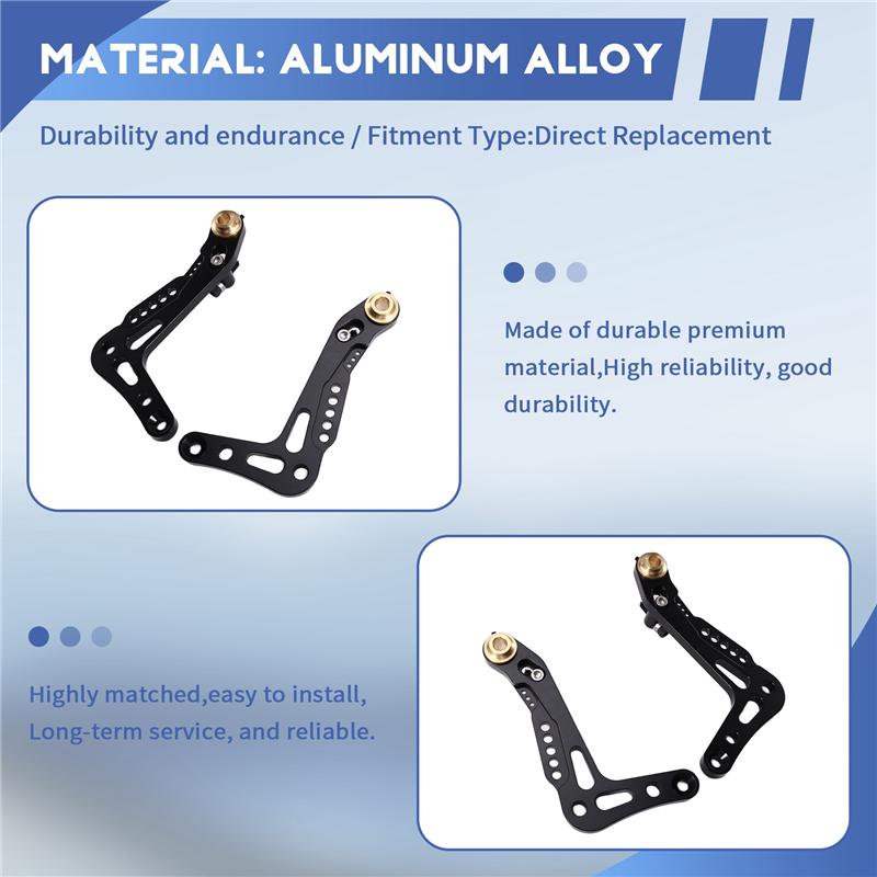 NEW-For Go Kart Pedals Cycling Racing Cart Foot Pedal System For Motorcycles Adjustable Brake Throttle Accelerator Footpegs
