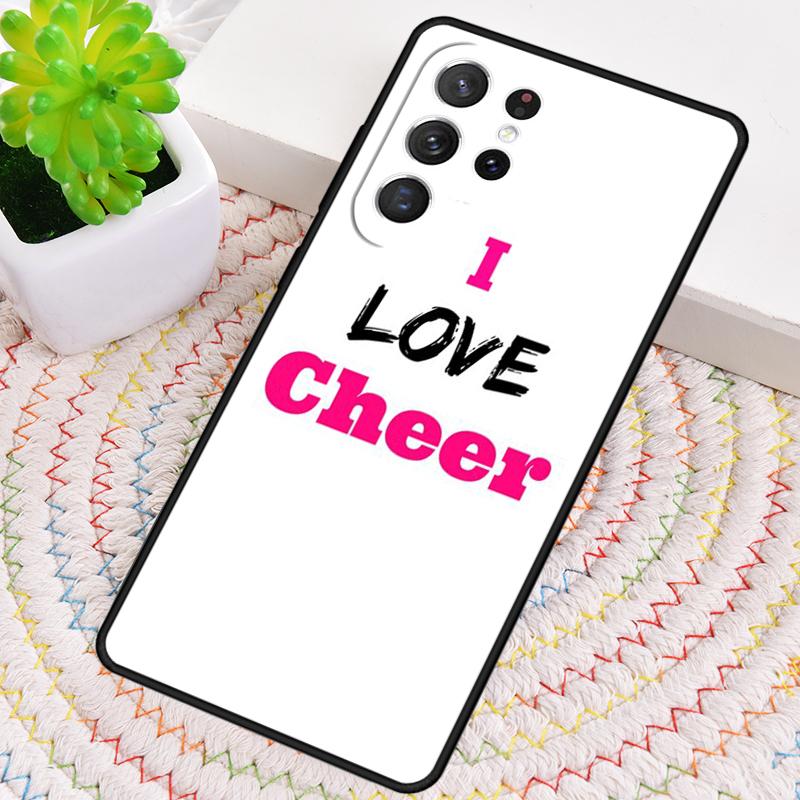 Cheerleader Cheer Pink Quote Phone Case for Samsung Galaxy Note 10 Pro S26 Ultra S23 S24 FE S25 S21 S22 PLUS Shockproof Cove